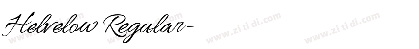 Helvelow Regular字体转换 Helvelow Regular字体转换